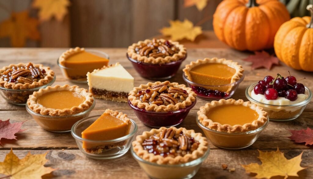 individual thanksgiving desserts