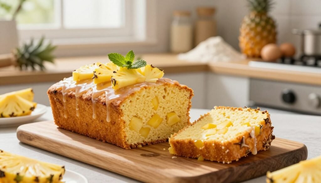 moist pineapple cake
