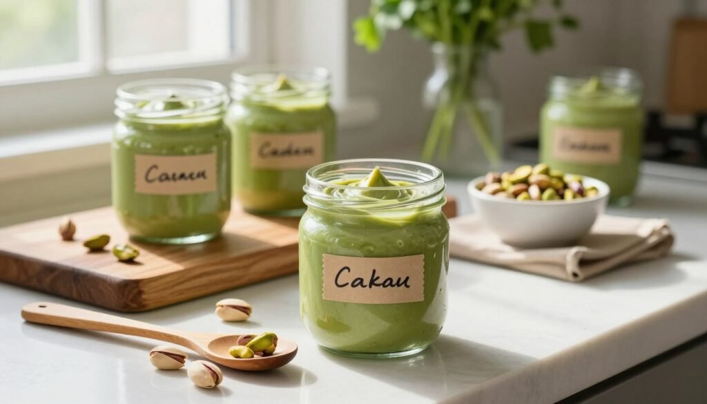 pistachio cream storage